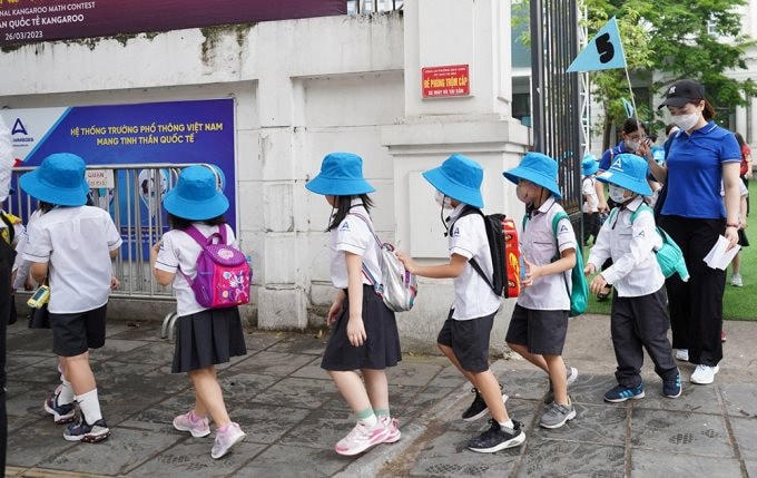Học sinh Trường Tiểu học Archimedes Academy.