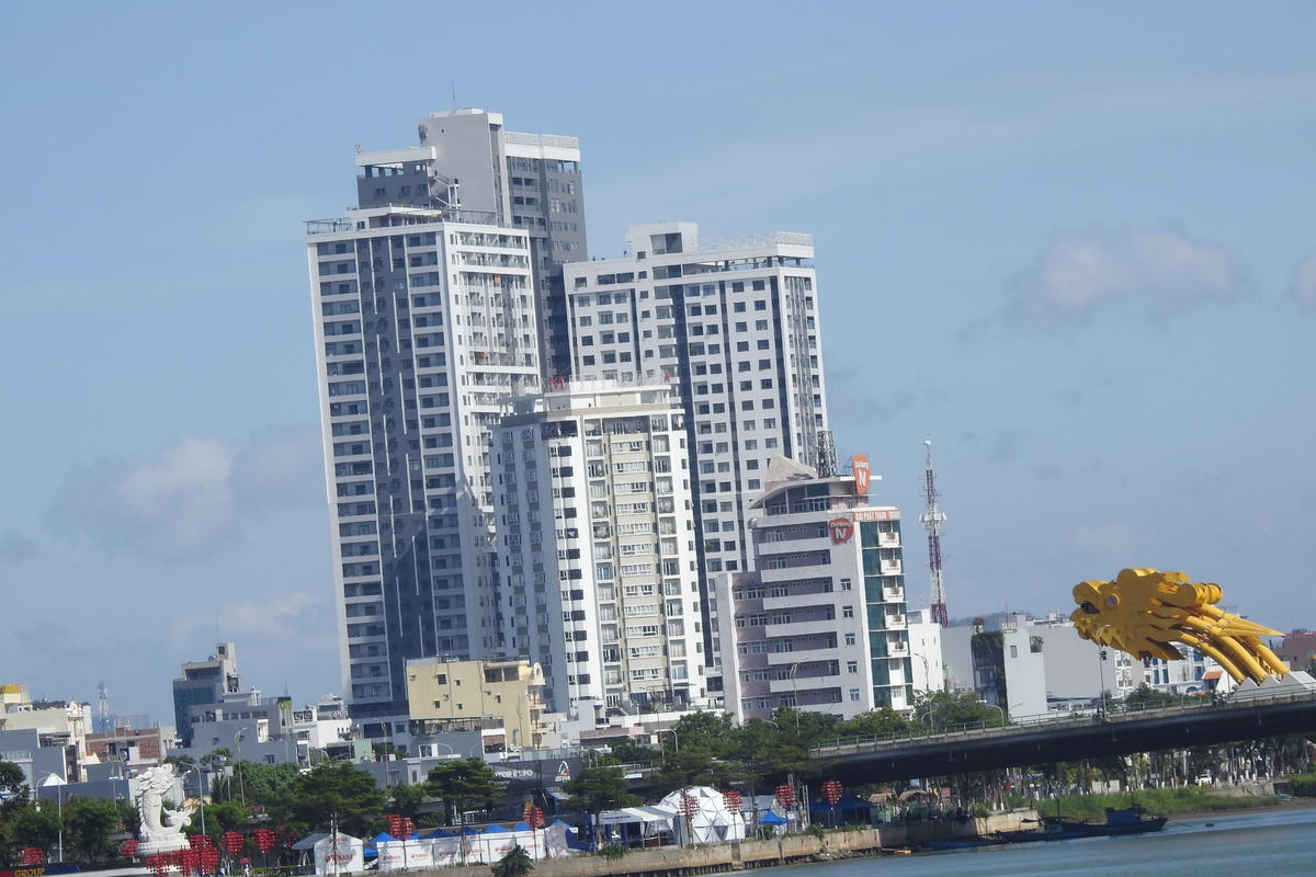 Chung cư cao cấp Monachy nơi có hàng trăm căn hộ được Nhà Đà Nẵng bán khi chưa đủ điều kiện. Ảnh: Thanh Tùng.