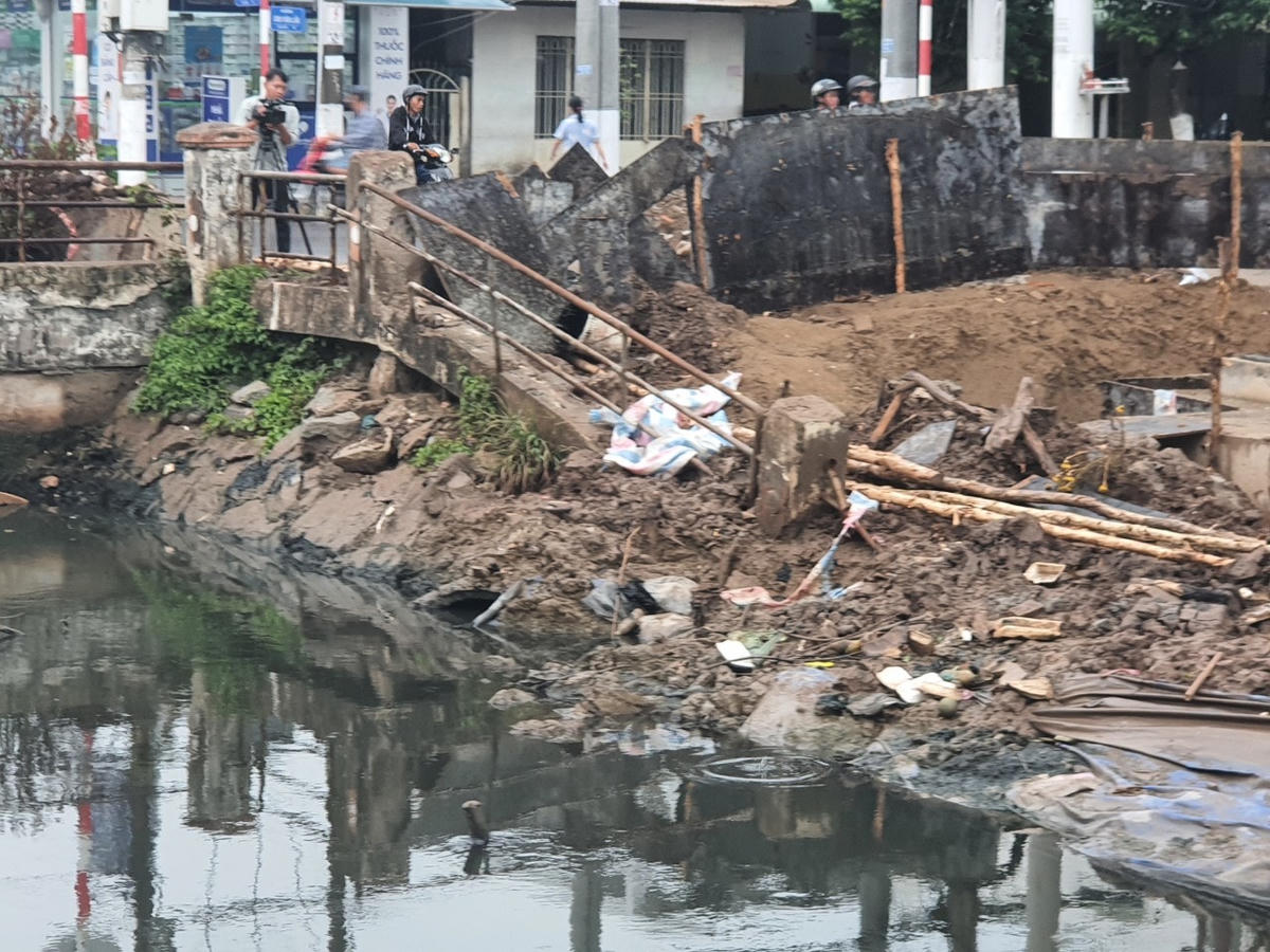 Hiện trạng thi công trạm bơm tại Kênh hở phường 2, TP Bạc Liêu.