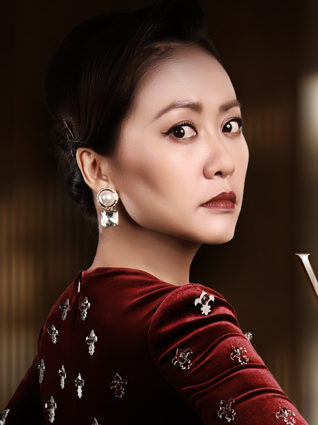 Hồng Ánh vào vai Trà My với ngoại hình sắc sảo, tính cách mưu mô.