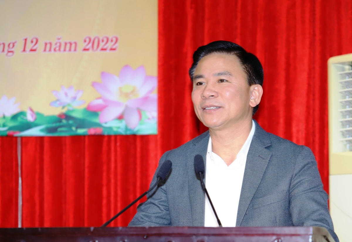 Ông Đỗ Trọng Hưng, Bí thư Tỉnh ủy Thanh Hóa biểu dương, ghi nhận và đánh giá cao những kết quả mà MTTQ các cấp và các tổ chức thành viên tại Thanh Hóa đã đạt được trong năm 2022.