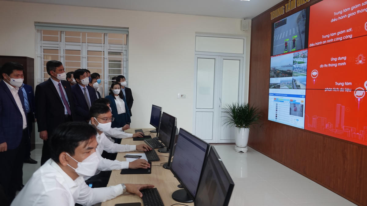 Hình ảnh thu được từ hệ thống camera sẽ tích hợp trên hệ thống của Trung tâm Giám sát, điều hành đô thị thông minh TP Đồng Hới.