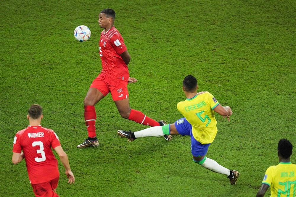 Pha dứt điểm thành bàn của Casemiro. (Nguồn: Getty Images).