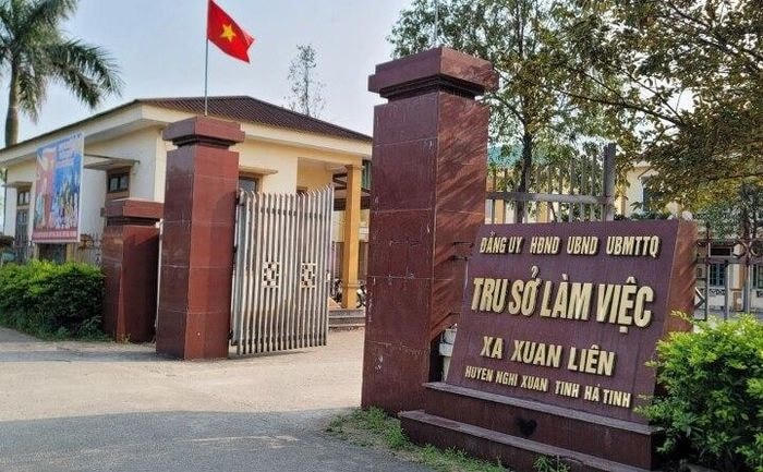 Trụ sở UBND xã Xuân Liên.