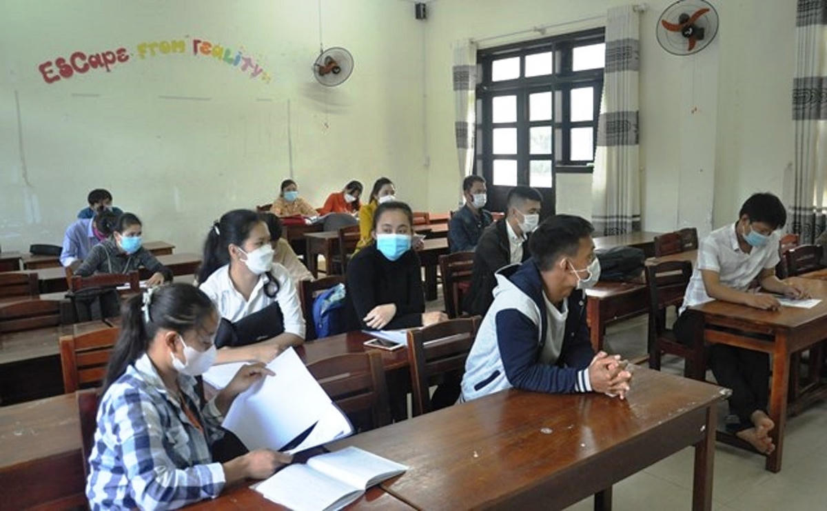 Một đợt tổ chức thi viên chức ngành GDĐT ở Quảng Nam.