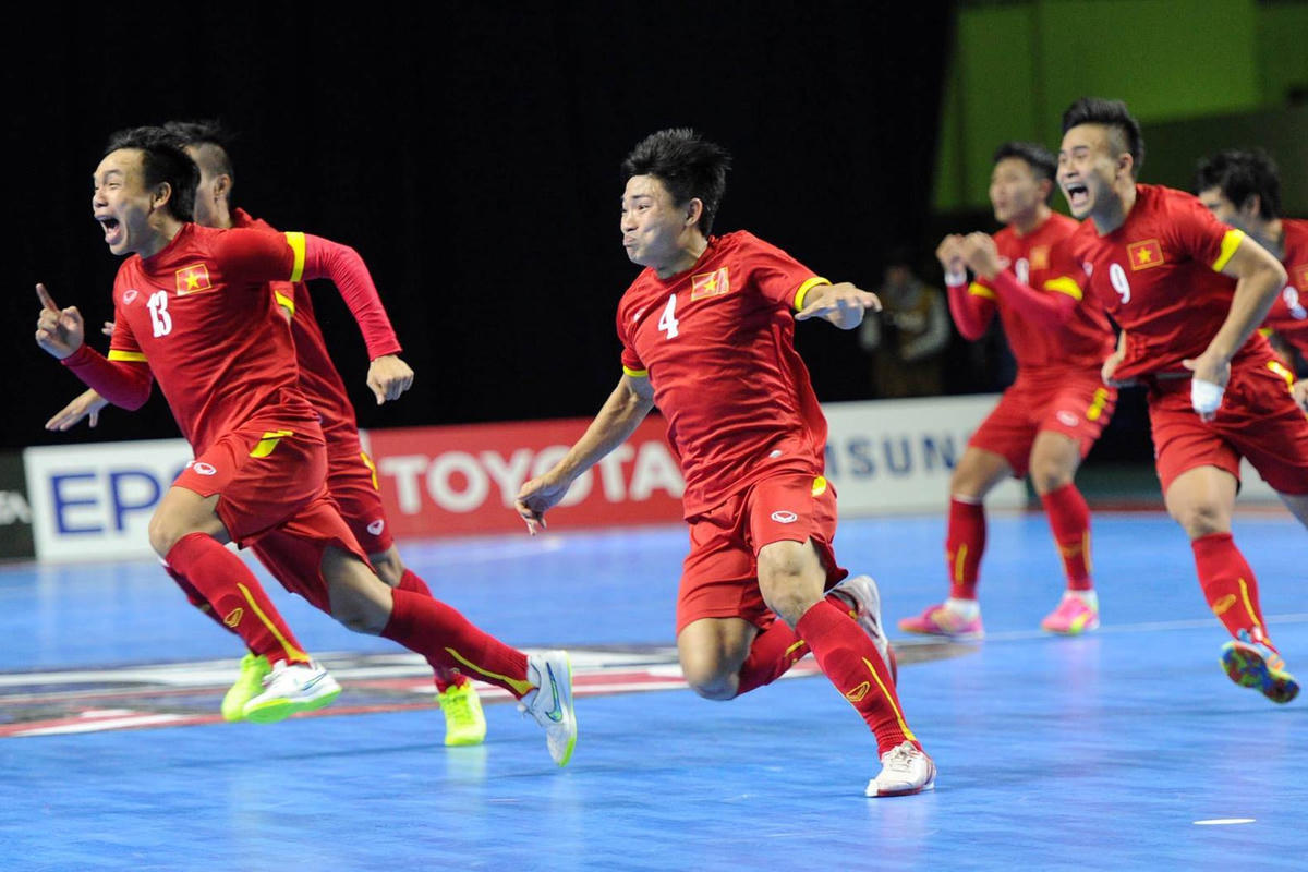 Tuyển futsal Việt Nam tự tin, quyết tâm giành chiến thắng ở trận ra quân.