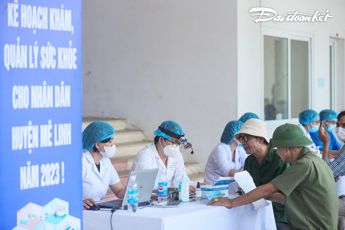 Chương trình khám, lập hồ sơ quản lý sức khoẻ cho người dân huyện Mê Linh bắt đầu triển khai từ ngày 24/4/2023 đến hết tháng 5/2023.
