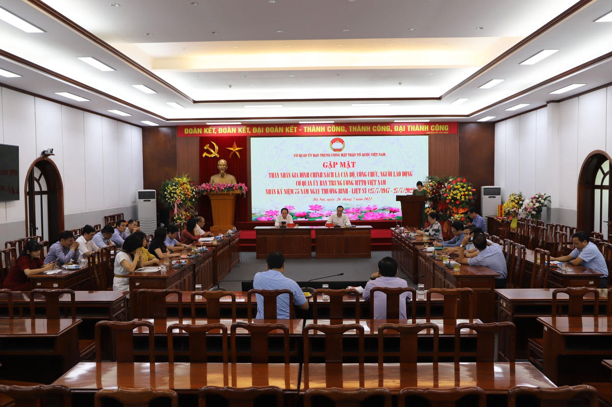 Quang cảnh buổi gặp mặt.