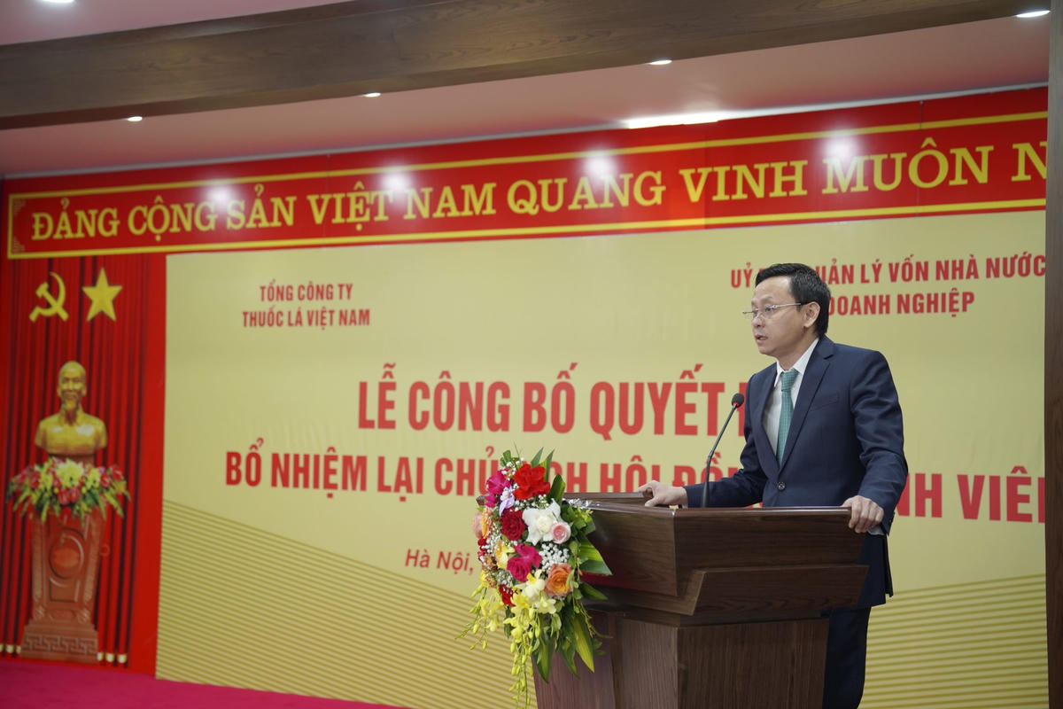 Ông Hồ Lê Nghĩa phát biểu nhận nhiệm vụ tại Lễ bổ nhiệm