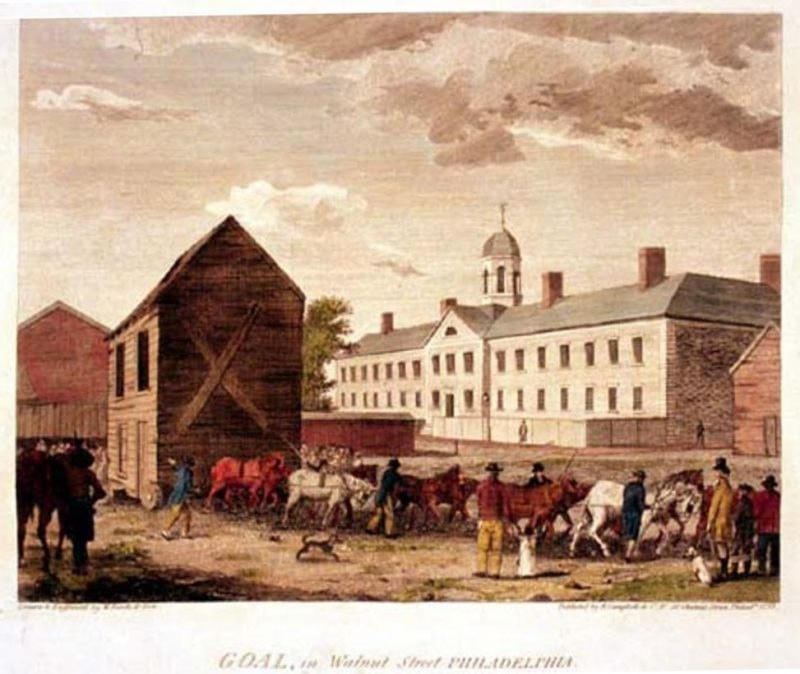 Thành phố Philadelphia những năm 1800. Ảnh: Grunge.