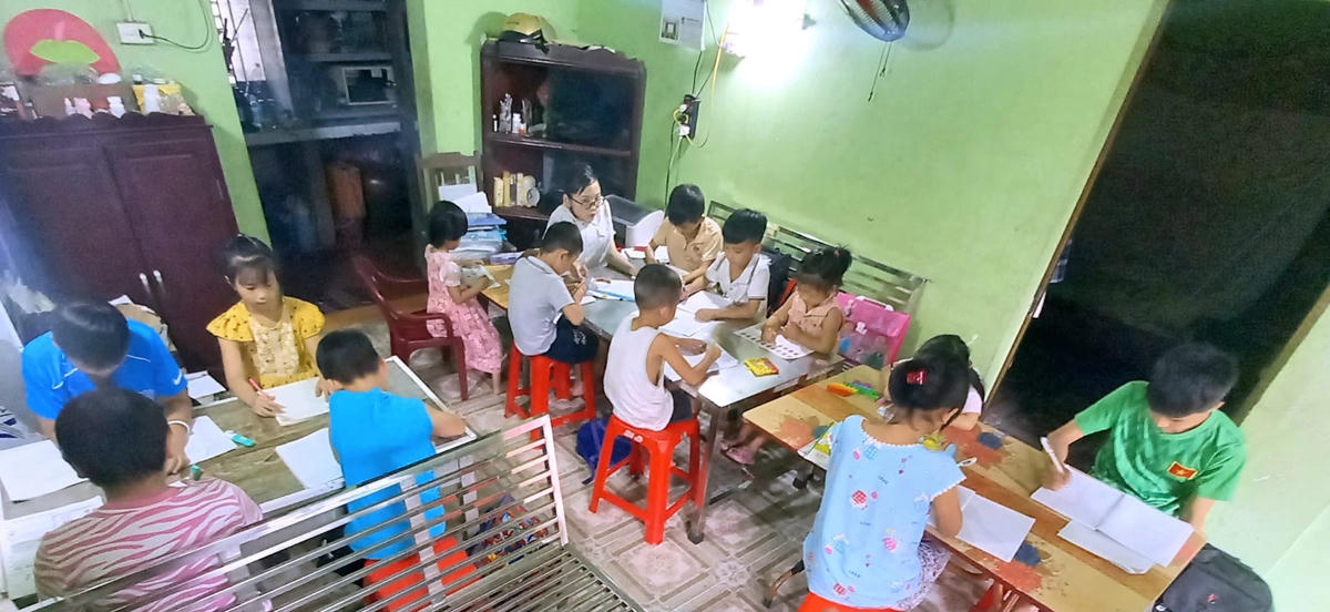 Ước mơ trở thành cô giáo của Tâm được thực hiện theo một cách riêng. 