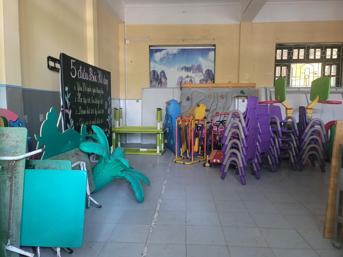 Hà Nội: Trường mầm non tiền tỷ bị bỏ hoang