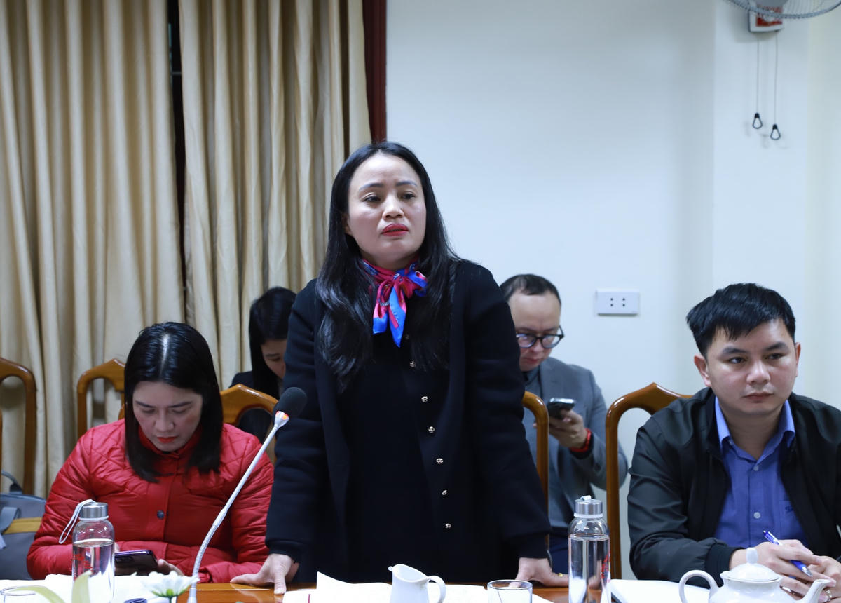 Bà Nguyễn Thị Hiền, Chủ tịch Ủy ban MTTQ huyện Lộc Hà.