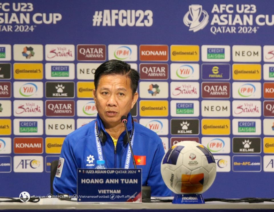 HLV Hoàng Anh Tuấn. Ảnh: VFF.