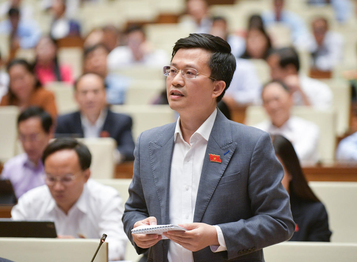 Ông Đỗ Chí Nghĩa phát biểu. Ảnh: Quang Vinh.