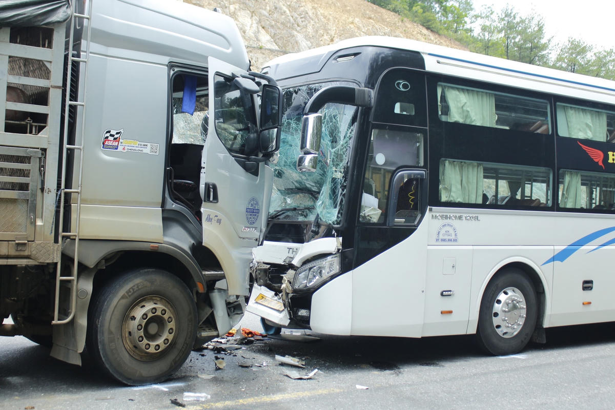 Hiện trường vụ tai nạn. Ảnh: CTV.