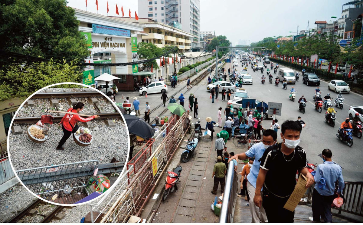Tình trạng lộn xộn xe cộ, các gánh hàng rong, quán nước đã diễn ra nhiều năm nay.
