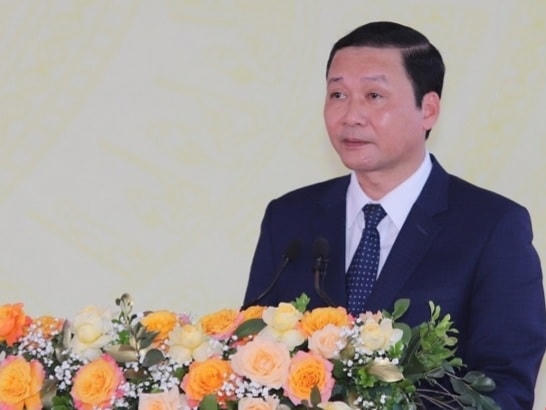 Ông Đỗ Minh Tuấn, Chủ tịch UBND tỉnh Thanh Hóa thông tin về những kết quả mà TP Sầm Sơn đạt được trong 10 năm xây dưng NTM.