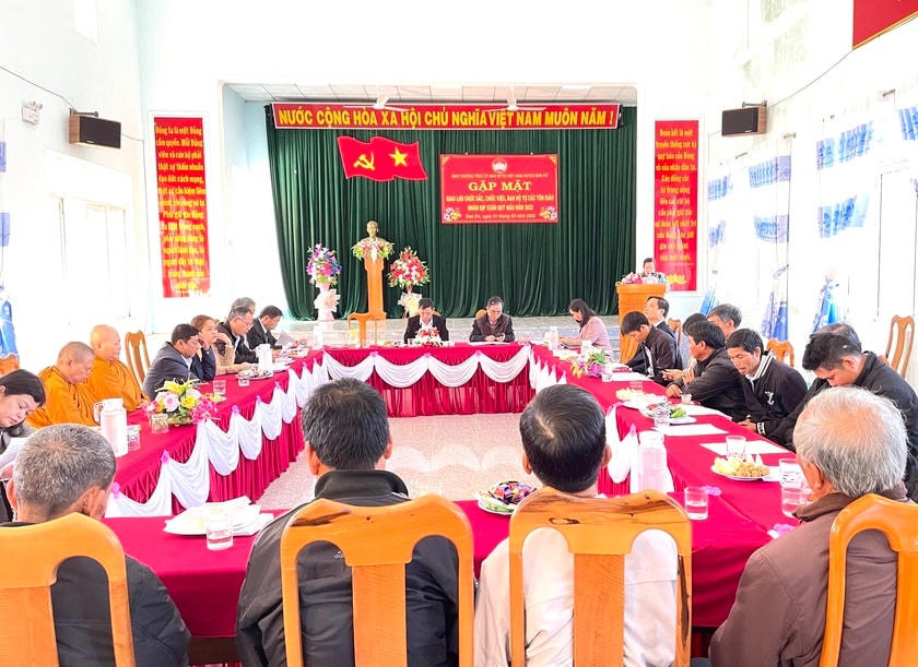 Quang cảnh buổi gặp mặt. 