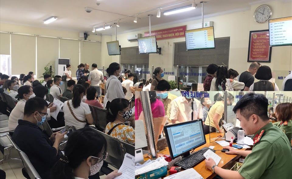 Tiếp nhận hồ sơ làm hộ chiếu mẫu mới.  