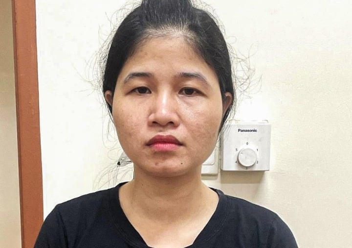 Bị can Nguyễn Thị Nga.