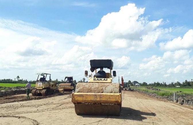 Nếu trong tháng 8/2023, tình trạng chậm tiến độ vẫn tiếp diễn ở dự án cao tốc Mỹ Thuận - Cần Thơ, Ban QLDA sẽ có phương án cắt bớt khối lượng. Ảnh minh họa.