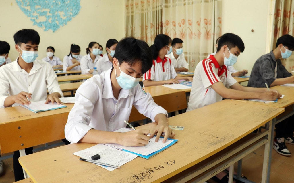 Thí sinh dự kỳ thi tốt nghiệp THPT năm 2021.