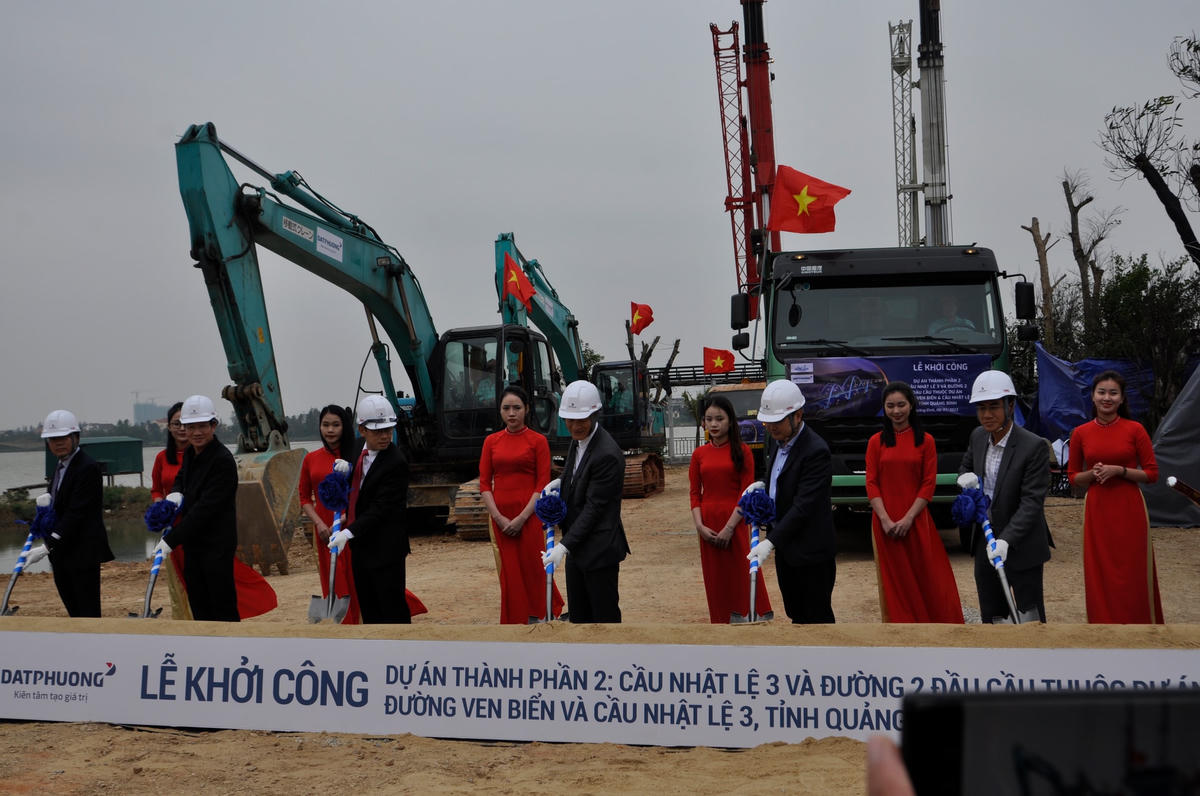 Khởi công xây dựng cầu Nhật Lệ 3.