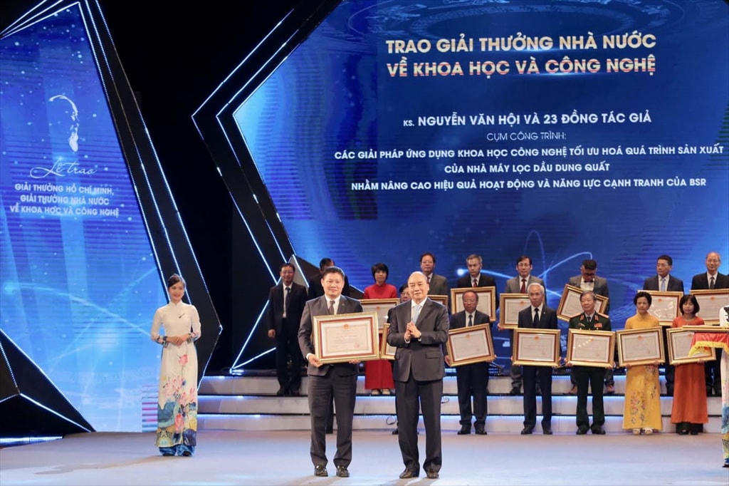 BSR đạt giải thưởng Nhà nước về khoa học và công nghệ năm 2022.