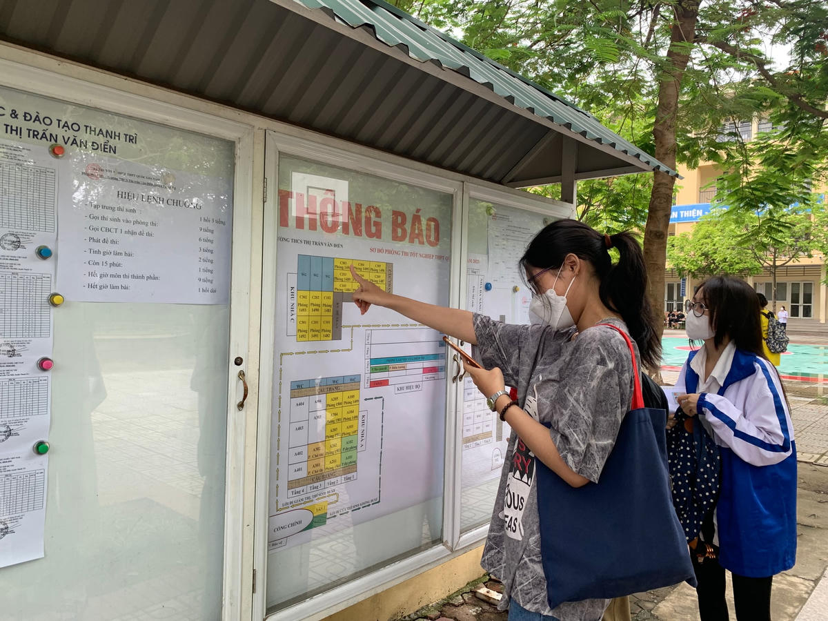 Thí sinh tham dự kỳ thi tốt nghiệp THPT năm 2023.