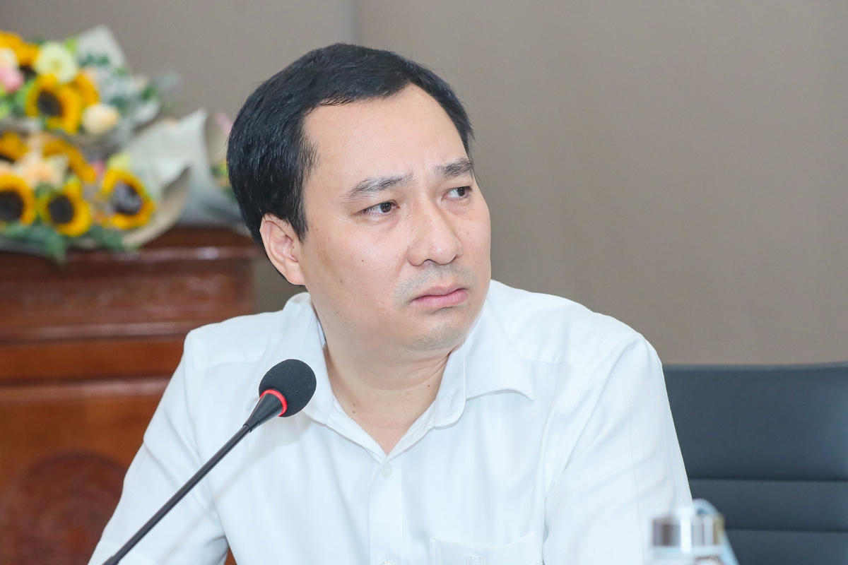 Ông Vũ Văn Tiến, Trưởng Ban Tuyên giáo UBTƯ Mặt trận Tổ quốc Việt Nam, Phó Trưởng Ban Tổ chức. Ảnh: Quang Vinh.