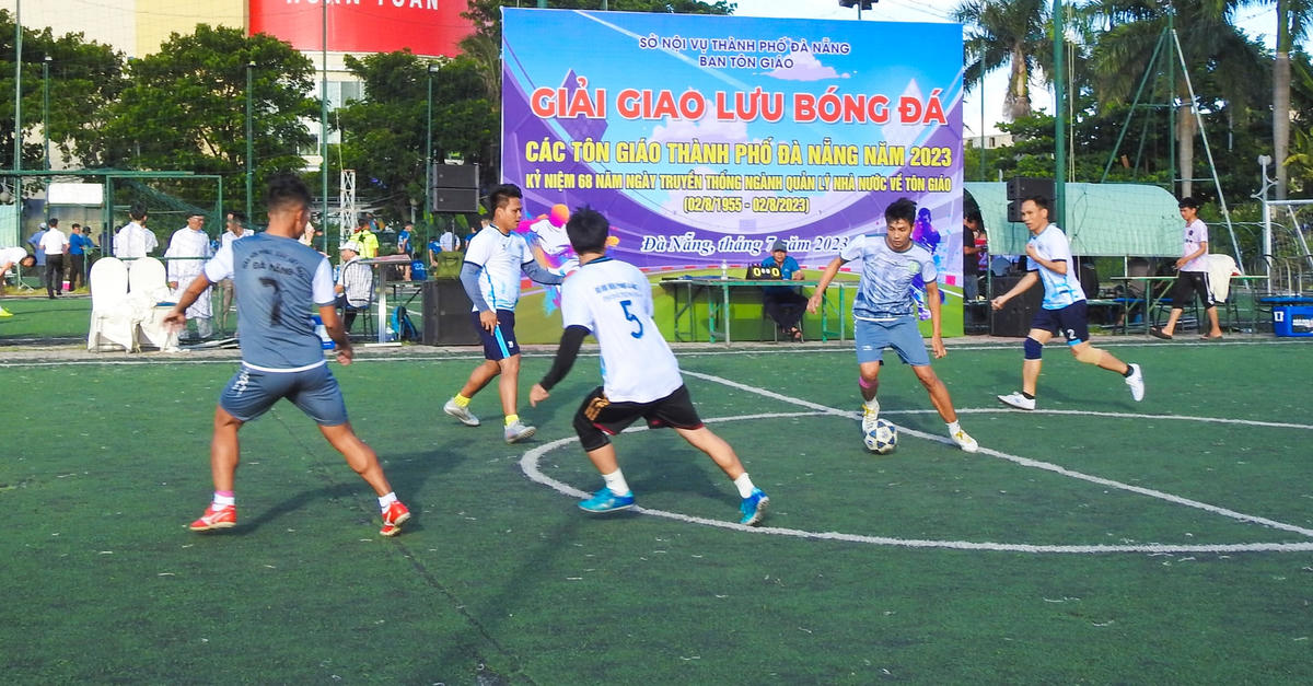 Đà Nẵng: Khai mạc Giải giao lưu bóng đá các tôn giáo năm 2023