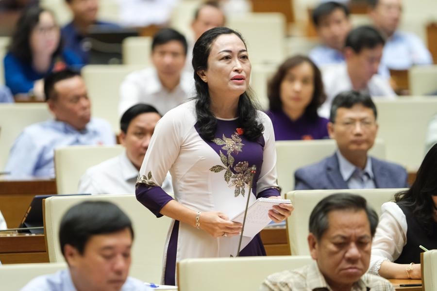 Đại biểu Trần Thị Hoa Ry (đoàn Bạc Liêu): Tình trạng vật tư nông nghiệp tăng vào mùa vụ sản xuất, điệp khúc được mùa mất giá, người dân còn loay hoay trong việc tìm kiếm cây trồng, vật nuôi đáp ứng thị trường. Đề nghị Bộ trưởng cho biết đâu là điểm nghẽn của vấn đề này và bao giờ mới khắc phục được triệt để?