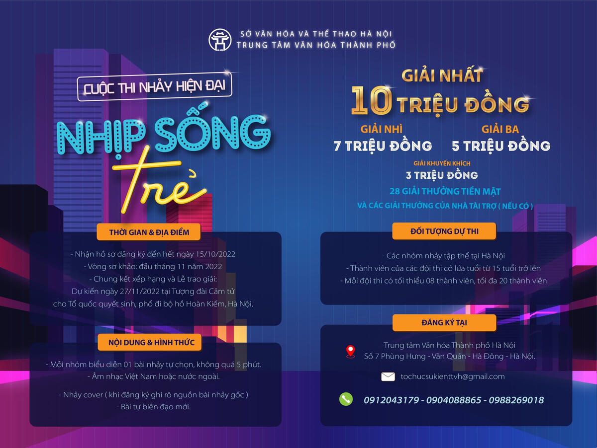 ‘Nhịp sống Trẻ’ – sân chơi mới của giới trẻ yêu nhảy Hà Nội