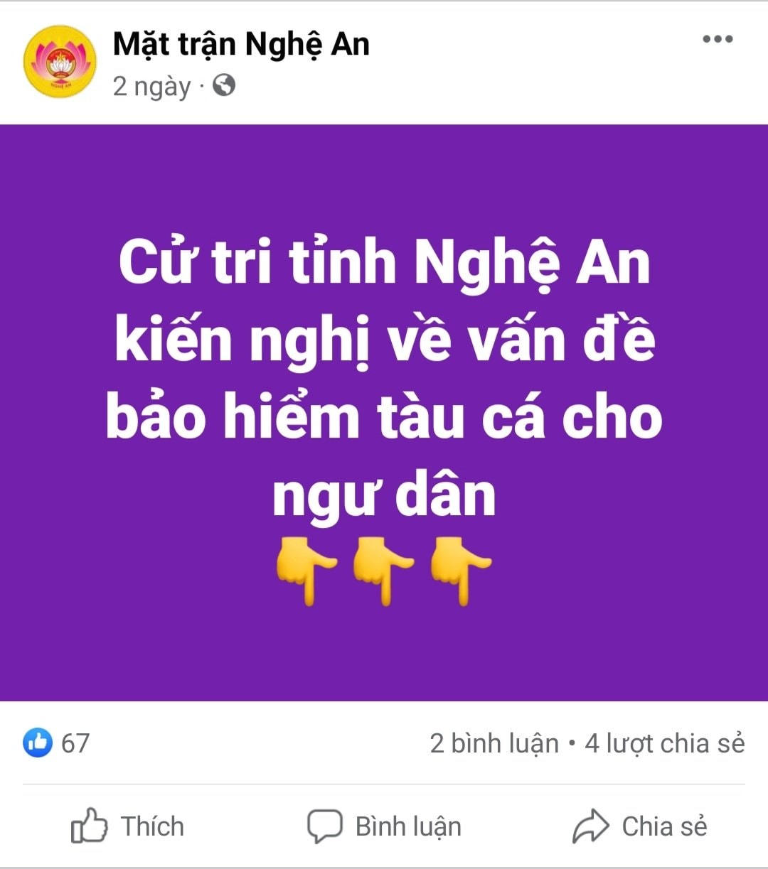 Trang Fanpage Mặt trận Nghệ An sau hơn 1 năm hoạt động đã thu hút hơn 75 ngàn người theo dõi.