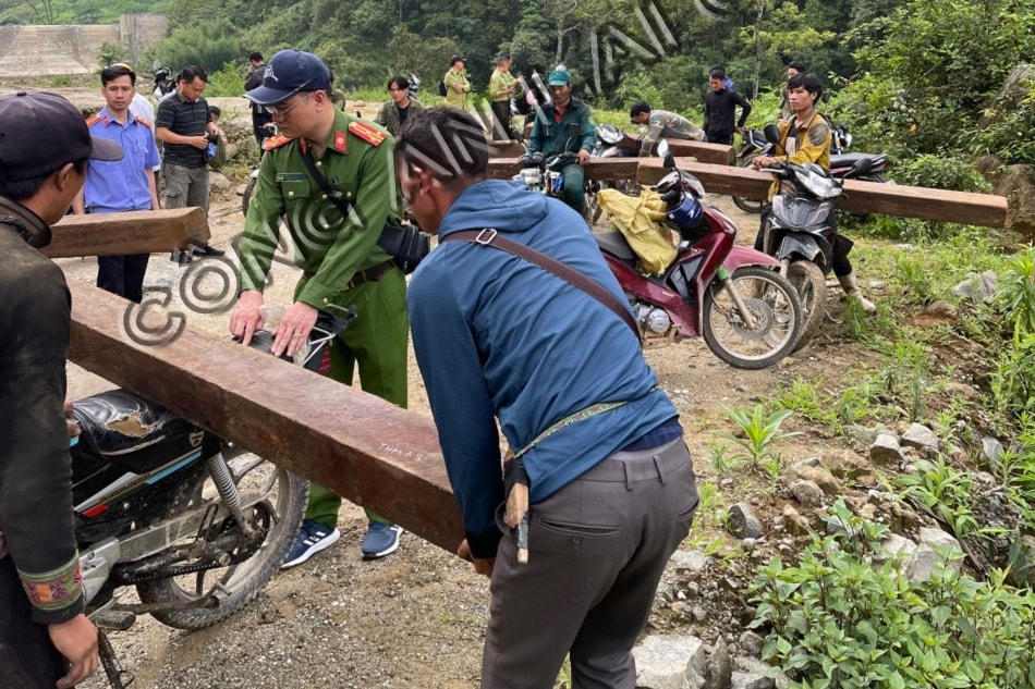 Hiện trường vụ việc.