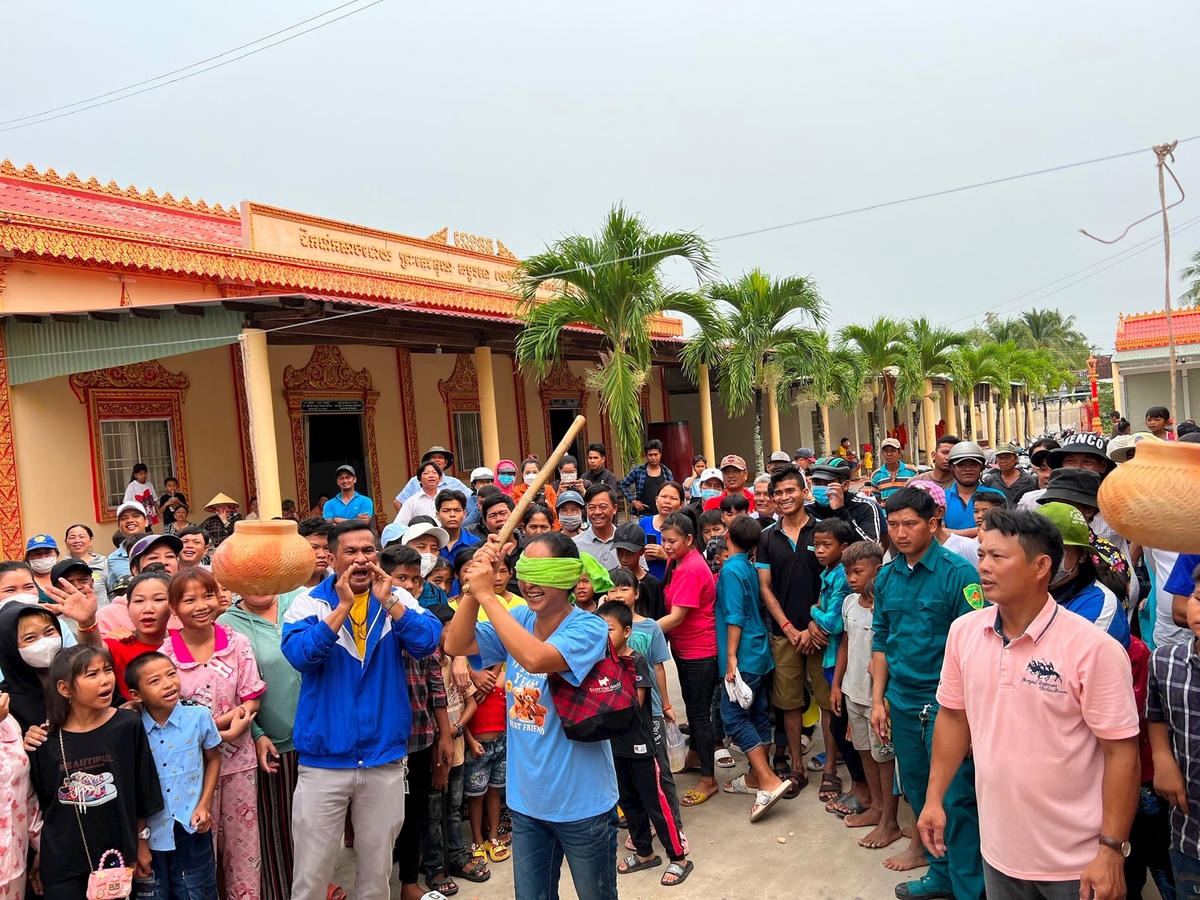 Trò chơi dân gian những ngày diễn ra tết Chôl chnăm thmây.