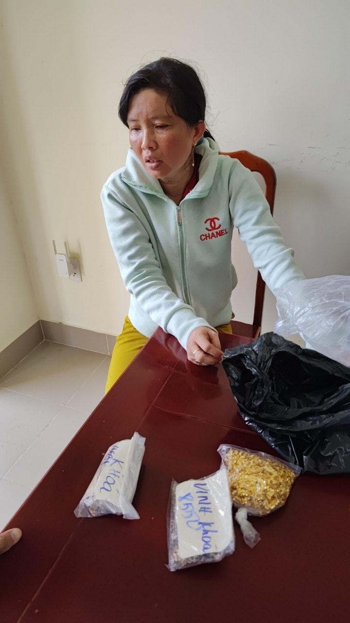 Nguyễn Thị Mộng Ly khi bị bắt giữ. Ảnh: CACC.