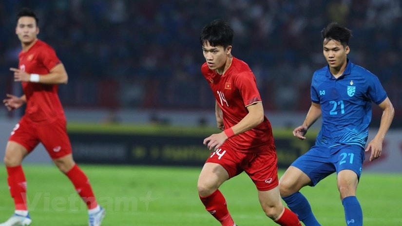 Việt Nam cần phải thi đấu bùng nổ trong hiệp 2. (Ảnh: Vietnam+).