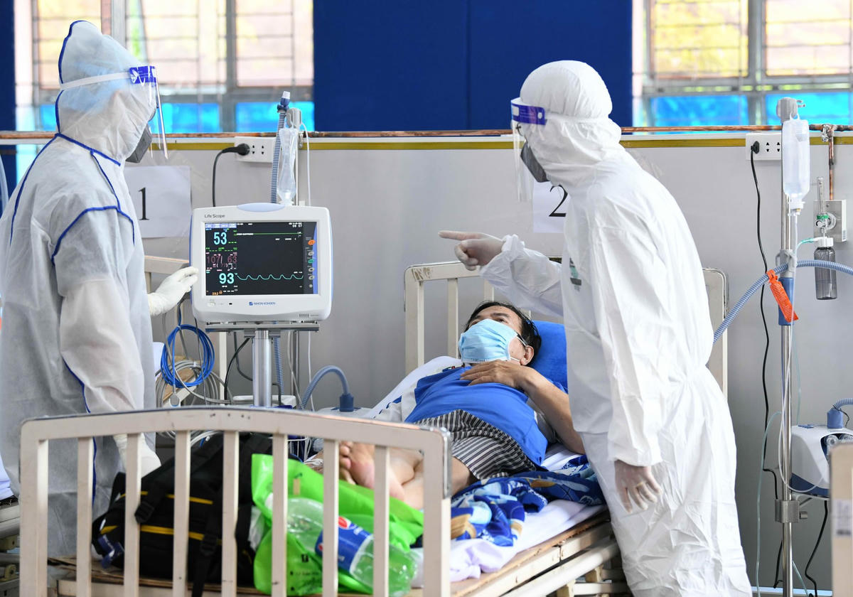 Điều trị cho bệnh nhân Covid-19. (Ảnh minh họa).
