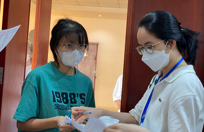 Thí sinh tham dự kỳ thi đánh giá năng lực của ĐH Quốc gia TPHCM.