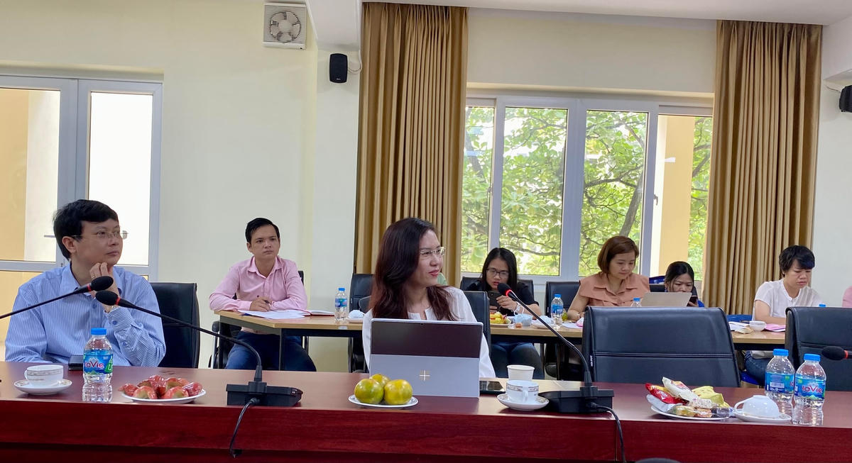 Tọa đàm tại điểm cầu Hà Nội (ảnh ETEP).