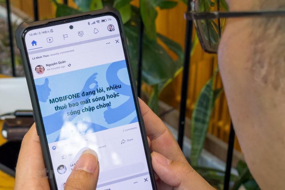 Nhiều người dùng cho biết MobiFone bị mất sóng sáng nay tại khu vực phía Nam. (Ảnh: Minh Sơn/Vietnam+).