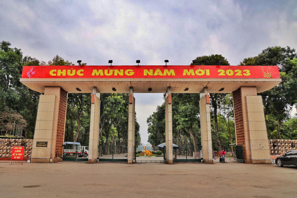 Trong khu vực phố đi bộ dự kiến bao gồm cả Công viên Thống Nhất. Đây là một trong những công viên lớn nhất Hà Nội.