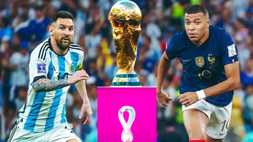  Messi và Mbappe sẽ cùng đồng đội chạy đua giành cúp Vàng danh giá thế giới. Ảnh: Getty.