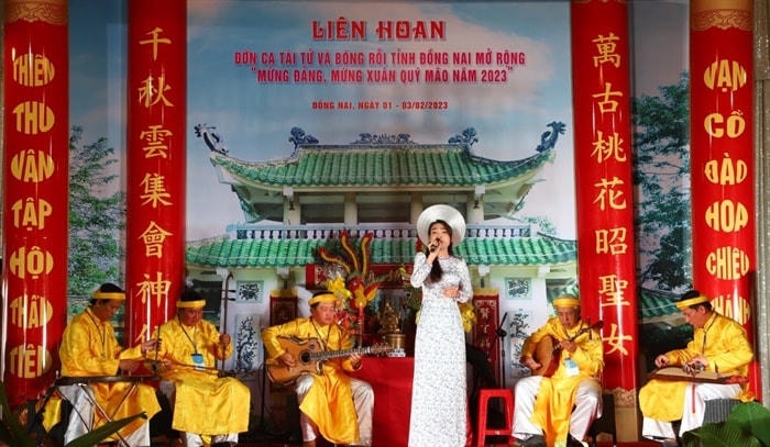 Một tiết mục dự thi tại Liên hoan.