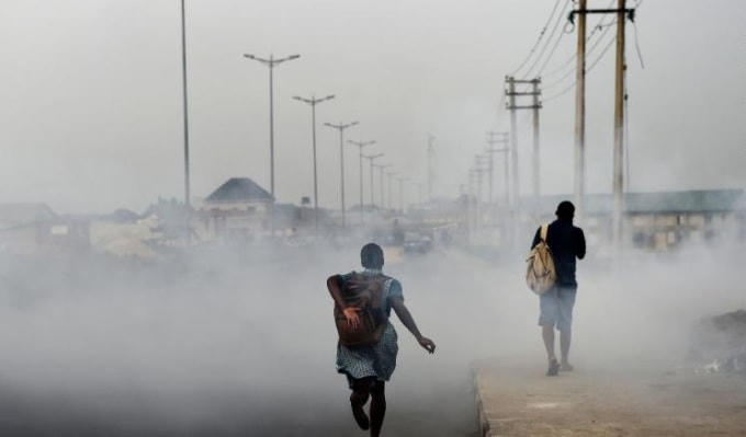 Thành phố Port Harcourt chìm trong ô nhiễm. Ảnh: CNN.