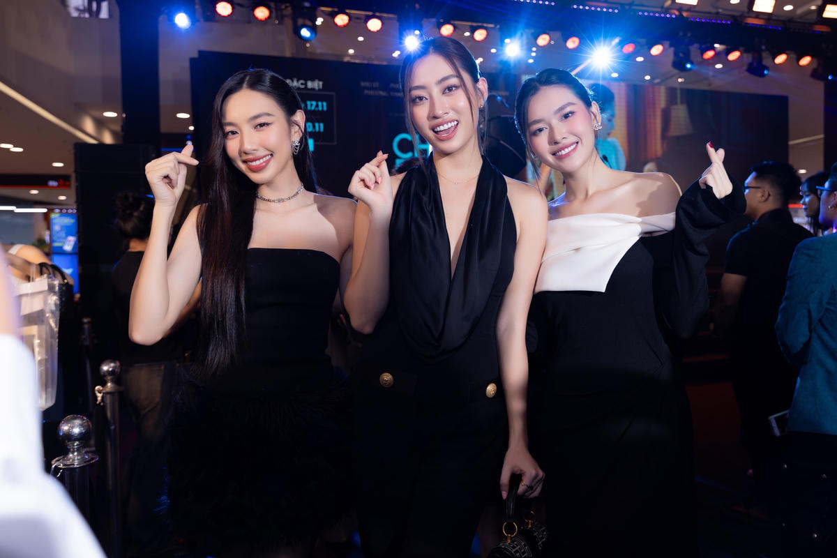 Hoa hậu Thùy Tiên, Mai Phương có mặt tại sự kiện ủng hộ đàn chị.