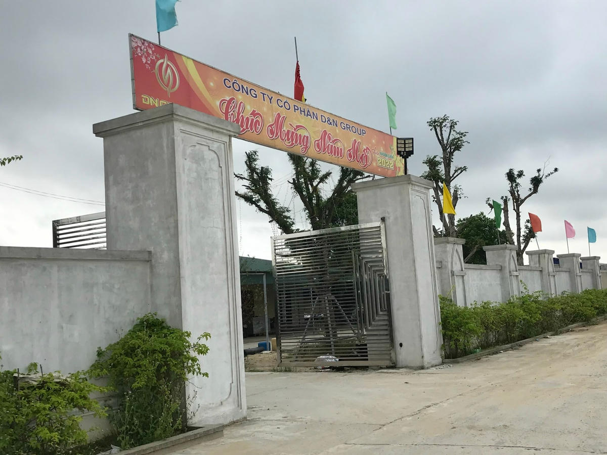 Trung tâm điều hành xây dựng trong khuôn viên dự án mang tên Công ty CP D&N Group.