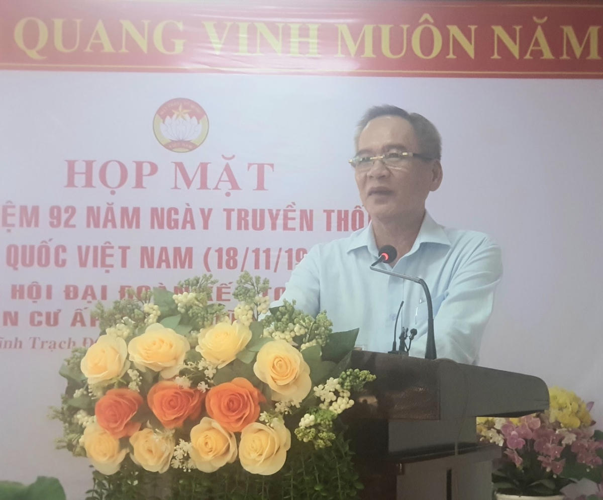 Ông Lữ Văn Hùng-Bí thư Tỉnh uỷ Bạc Liêu phát biểu tại Ngày hội.